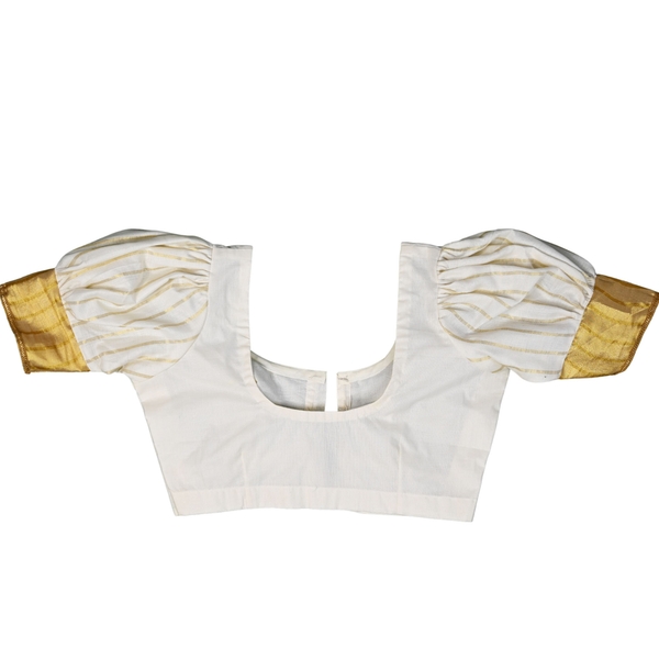 Readymade Kerala Kasavu Blouse - image 2