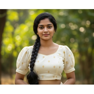 Ready to Wear  Kerala Kasavu Blouse