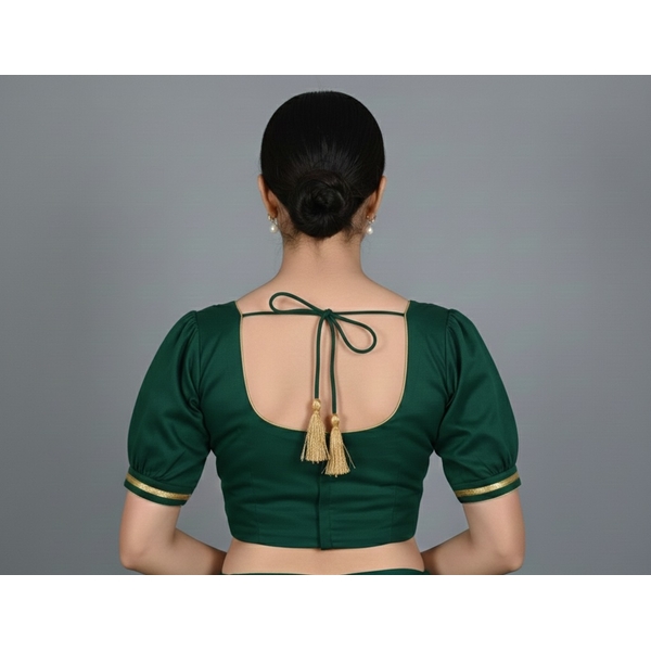 Princess Cut Green  Blouse thumbnail 2