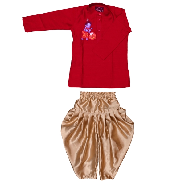 Boys Ethnic Kurta Dhoti Set - image 3
