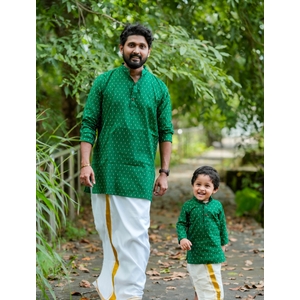 Festive Fit Cotton Kurta For Boys