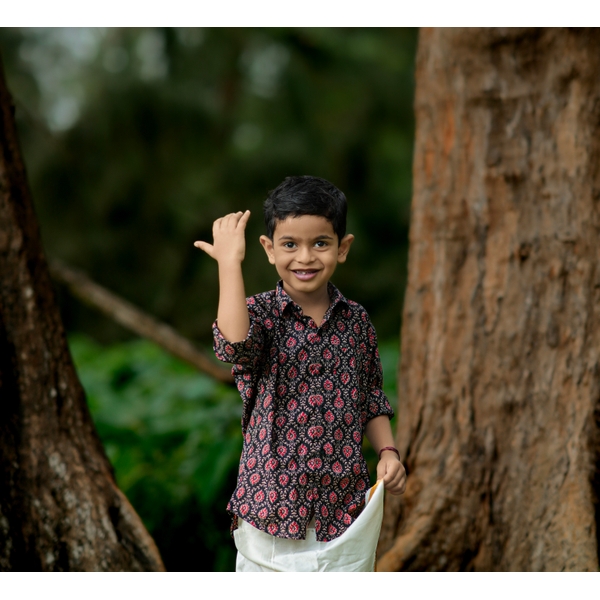 Ajrakh Shirt For Boys thumbnail 3