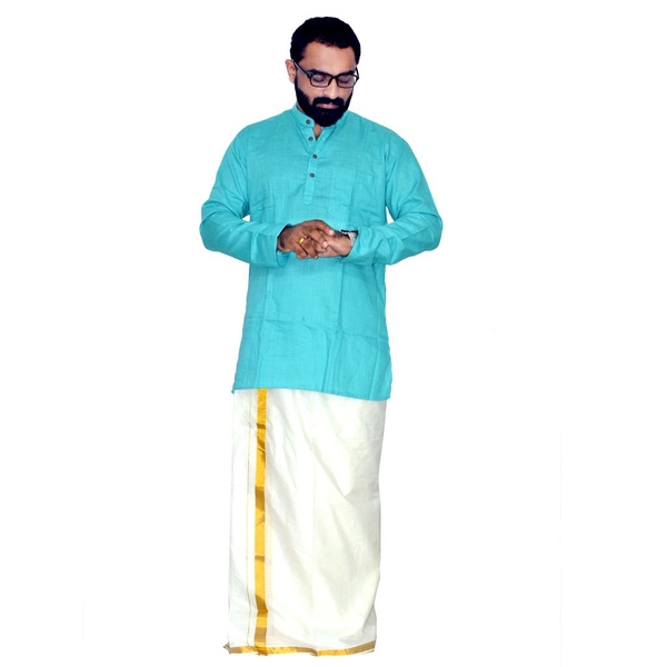 Mens  Kurta Green Shade thumbnail 2