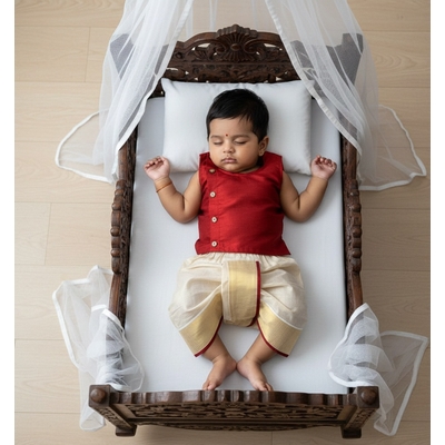 Noolkettu  Kasavu Boys Dress