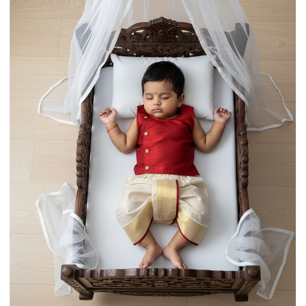 Noolkettu  Kasavu Boys Dress thumbnail 1