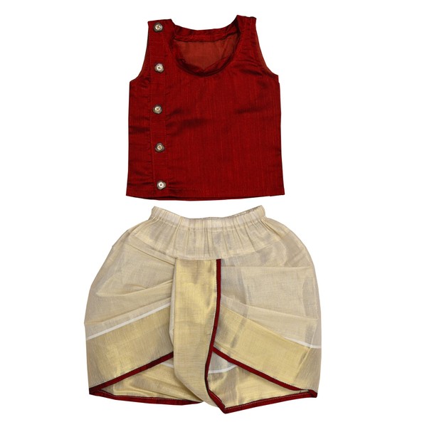 Noolkettu  Kasavu Boys Dress - image 2