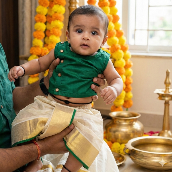 Green Noolkettu Boys Dress thumbnail 1