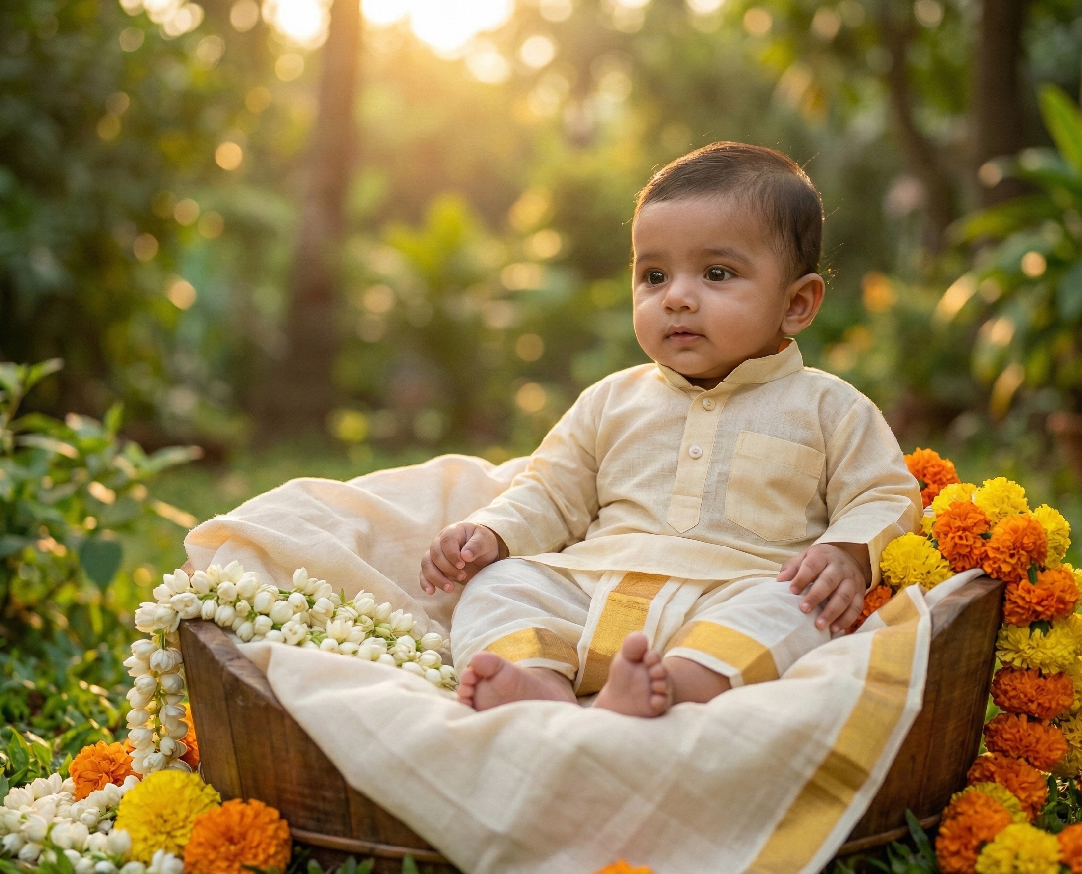 Infant Kurta Panchakacham Set