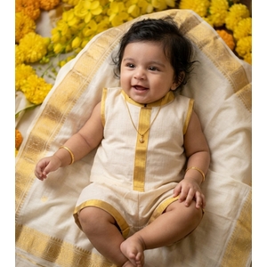 Infant Ethnic Kasavu Wear