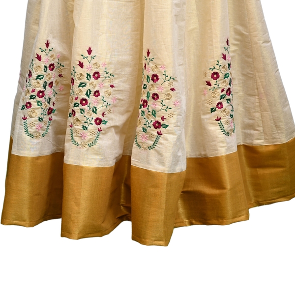 Kasavu Lehenga For Wedding - image 3