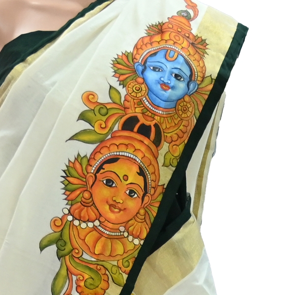 Family Matching Outfits For Noolukettu Ceremony - image 3