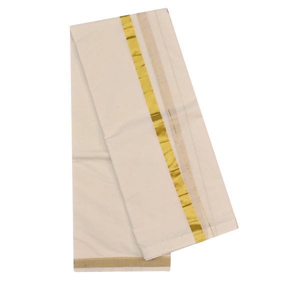 Kasavu Velcro Dhoti thumbnail 4