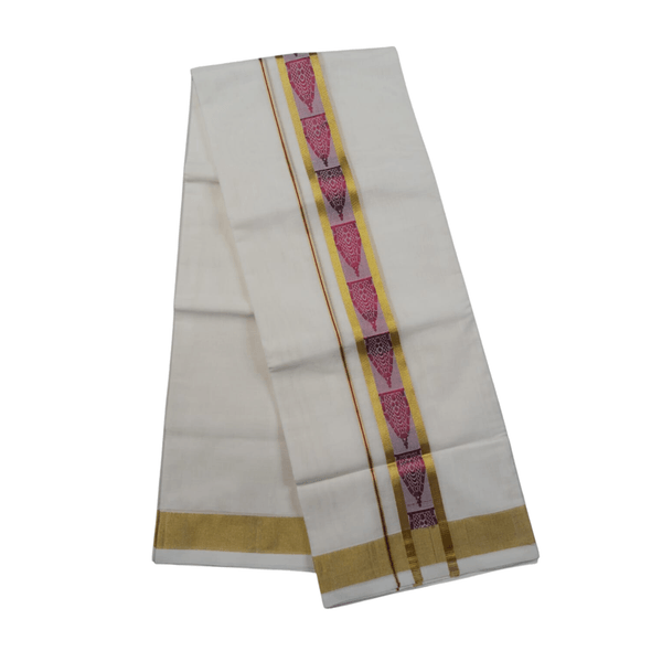 Handloom  Double Dhoti for Men thumbnail 2