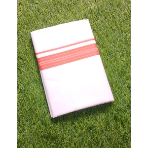 Pure white Red Border Dhoti