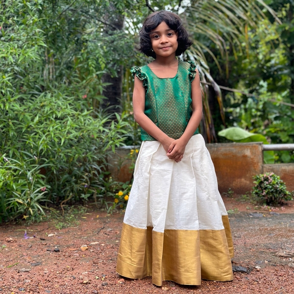 Pattu Pavada And Blouse thumbnail 1
