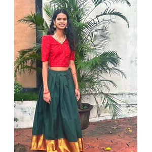 Traditional Skirt Set For Girls