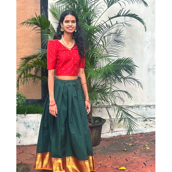 Traditional Skirt Set For Girls thumbnail 1