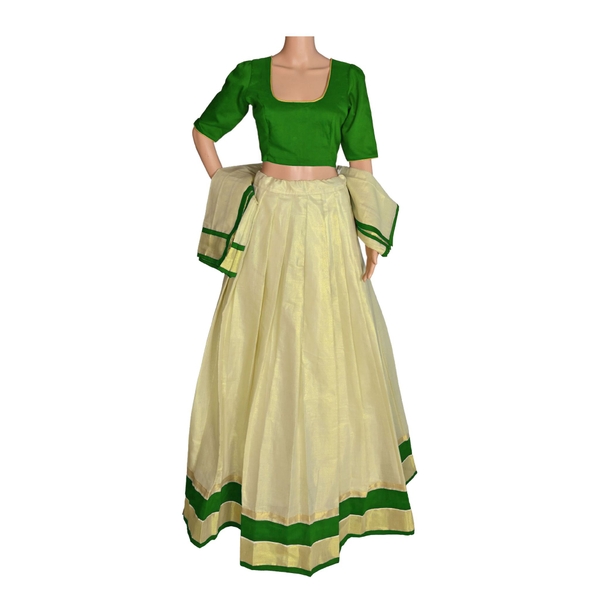 Designer Kasavu Dhavani - image 4