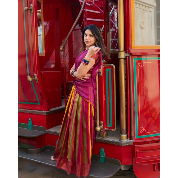 Colour Symphony Half Saree Material thumbnail 4