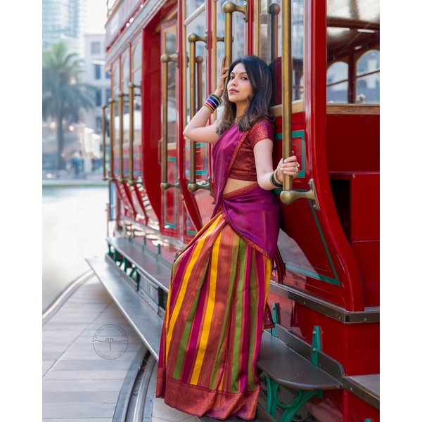 Colour Symphony Half Saree Material thumbnail 3