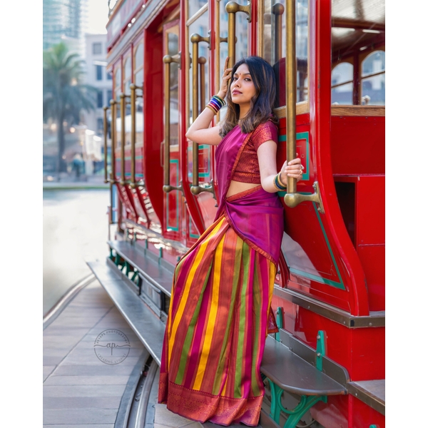 Colour Symphony Half Saree Material - image 7