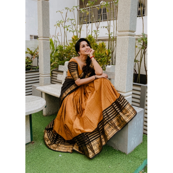 Swarnam Heritage Half Saree Material thumbnail 1