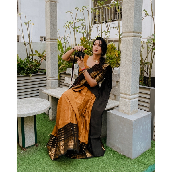 Swarnam Heritage Half Saree Material - image 4