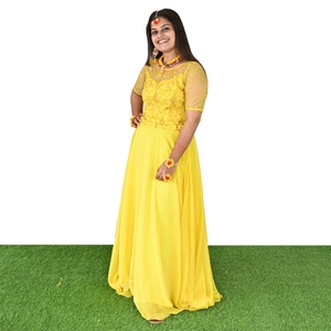 Yellow Lehenga For Haldi