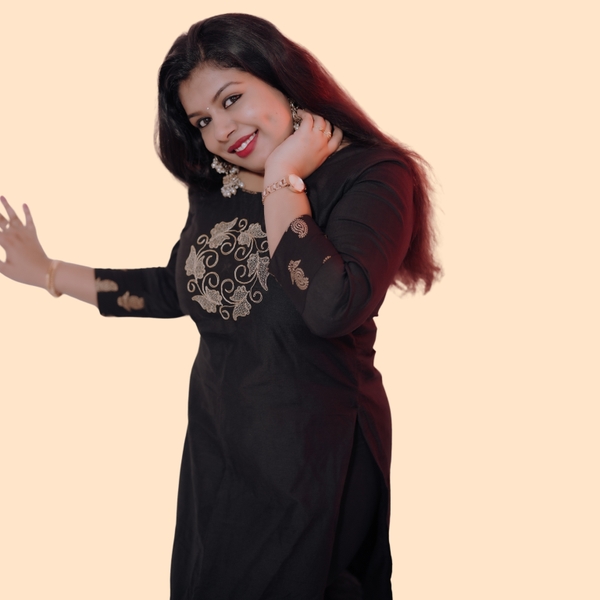 Black Ethnic Kurti with Intricate Cording Embroidery thumbnail 3