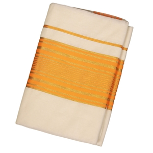 Elegant Kerala Saree With Elegant Woven Border