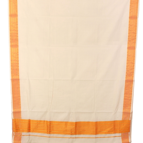 Elegant Kerala Saree With Elegant Woven Border thumbnail 3