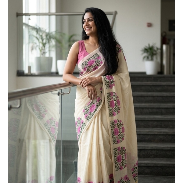 Onam Special Kerala Cotton Saree