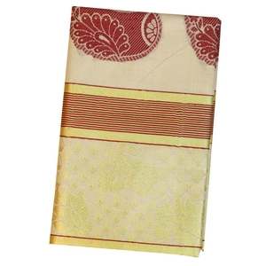 Traditional Golden Tissue Saree