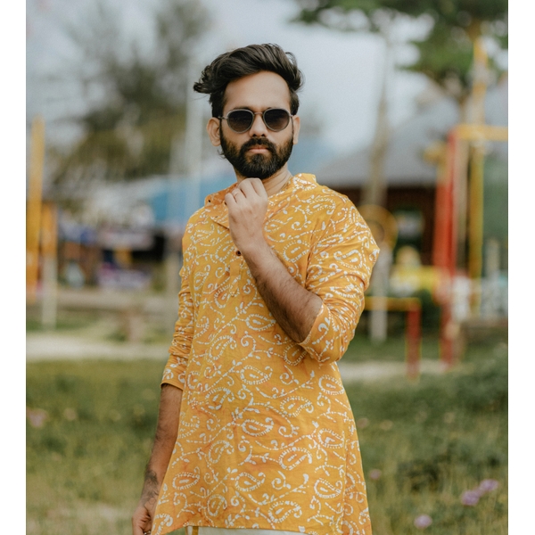 Haldi Kurta For Men thumbnail 3