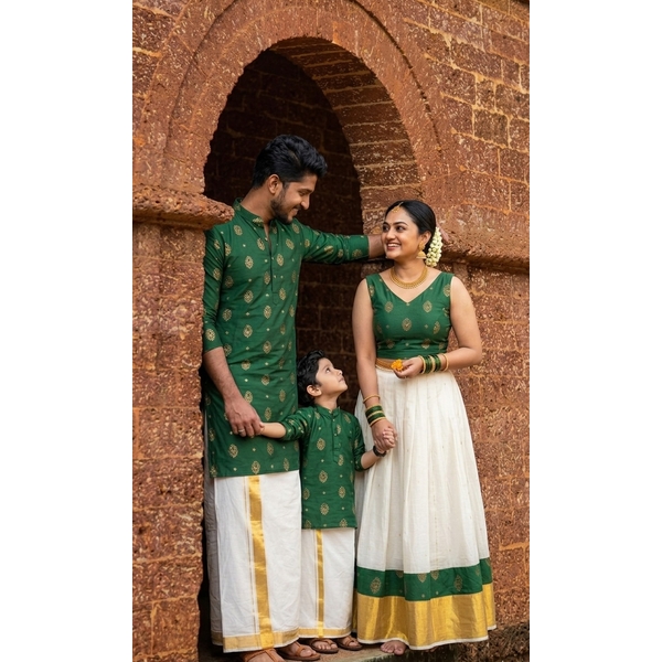Emerald Green Ethnic Kurta For Men