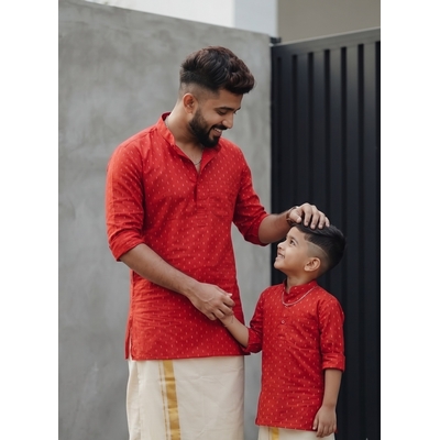 Orange Kurta For Men