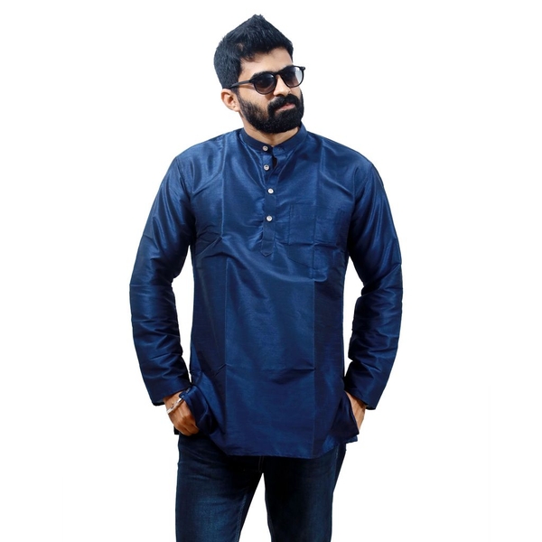 Outiff Men's Silk Kurta thumbnail 1