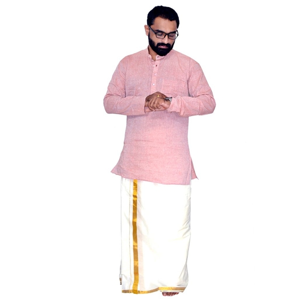 Mens Kurta Light brown Shade thumbnail 1