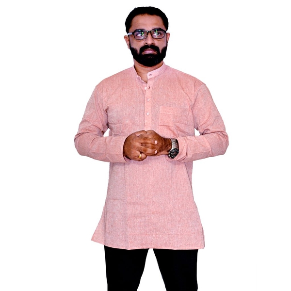 Mens Kurta Light brown Shade thumbnail 2