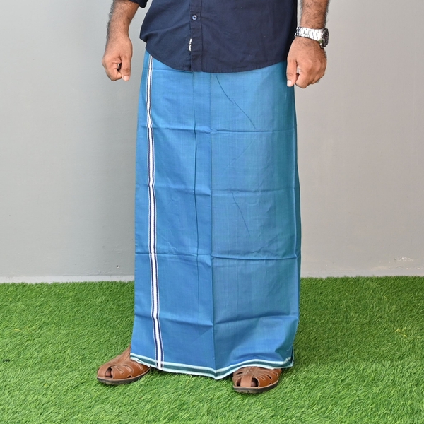 Kerala Handloom Single Layer Dhoti thumbnail 1