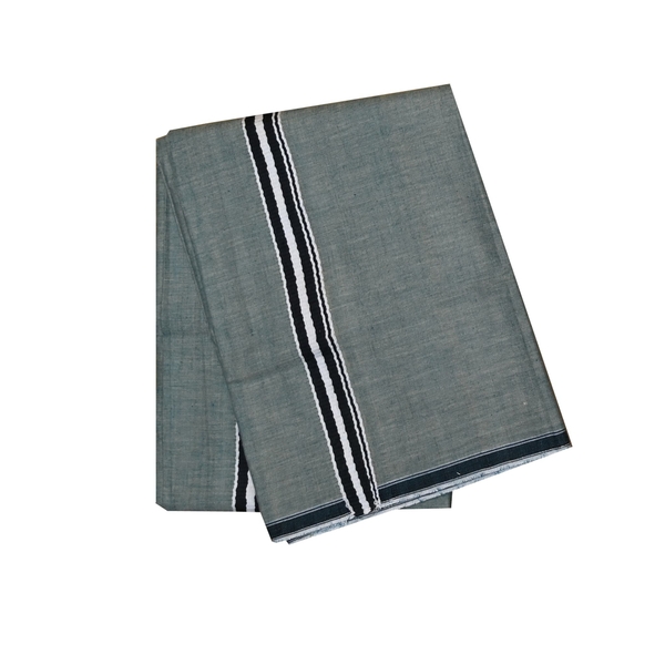 Kerala Handloom Single Layer Dhoti - image 2
