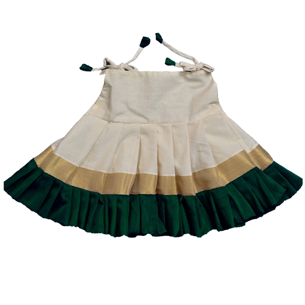 Best Seller Newborn Baby Girl Kasavu Dress - image 2