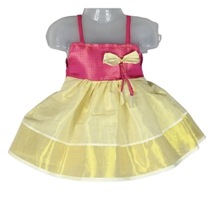 Baby Girl Kasavu Soft Dress