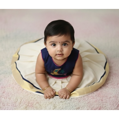 Infant Kasavu Dress