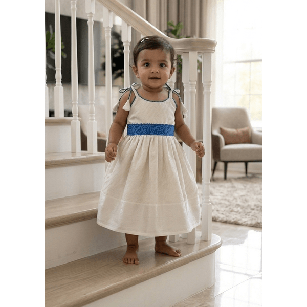 Infant Tissue Kasavu Dress
