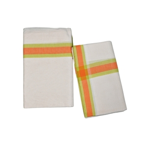 Mulloth Cotton Set mundu With Color  Border