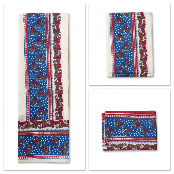 Cotton Set Mundu With Kalamkari Print Border - image 2