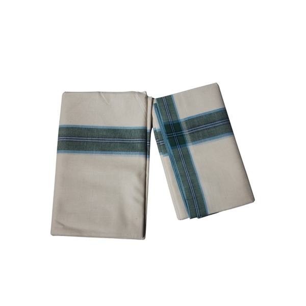Mulloth kara border Set Mundu thumbnail 1
