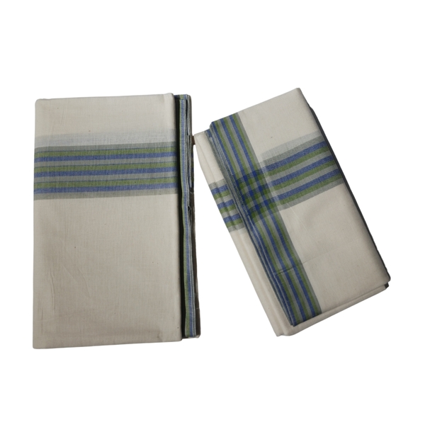 Mulloth kara border Set Mundu - image 1