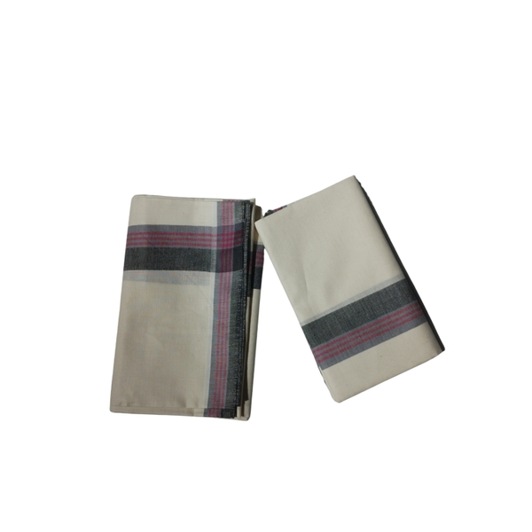 Mulloth kara border Set Mundu thumbnail 2